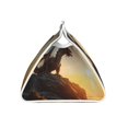 thumbnail image 3 of Lsque Seaside Sunset Cool Dragon Printed Long Tissue Box Cover Holder, Facial Paper Organizer Dispenser,Triangle with Bottom Belt, PVC Leather Decorative Organizer, 3 of 9