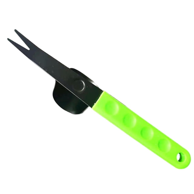 Escardador de jardín portátil, herramienta de deshierbe, regalo de jardinería, mano de jardinería Verde negro