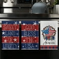 thumbnail image 4 of Sm:)e Watercolor Truck God Bless America 4th of July Kitchen Dish Towels 18 x 26 Set of 4, 4 of 7