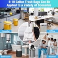 thumbnail image 4 of Bolsas de basura AllCleanBags, 38 litros, 10 galones, con cordón, 30 unidades, 4 of 7