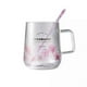 thumbnail image 1 of Starbucks Pink Sakura Color-changing Glass Coffee Mug Cup With Flower Stick, 1 of 5