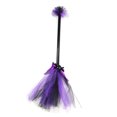 thumbnail image 2 of Cheers Halloween Witch Broom Portable Highly Detailed Plastic Theme Parties Broom Props for Home, 2 of 2