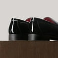 thumbnail image 3 of Bruno Marc Men's Tuxedo Patent Loafers Classic Velvet Slip-on Dress Shoes, 3 of 8
