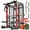P43-Red, variant on LNOW 2000LB Smith Machine & Dual Pulley Home Gym - Squat Rack, Lat Pulldown, Cable Crossover - Includes Workout Attachments