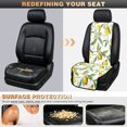 thumbnail image 5 of CHAQLIN Lemons Pattern Breathable Seat Protector, Washable Polyester Car Seat Cushion Covers 2 Pcs Padded Car Front Seat Covers for Most Cars, 5 of 7