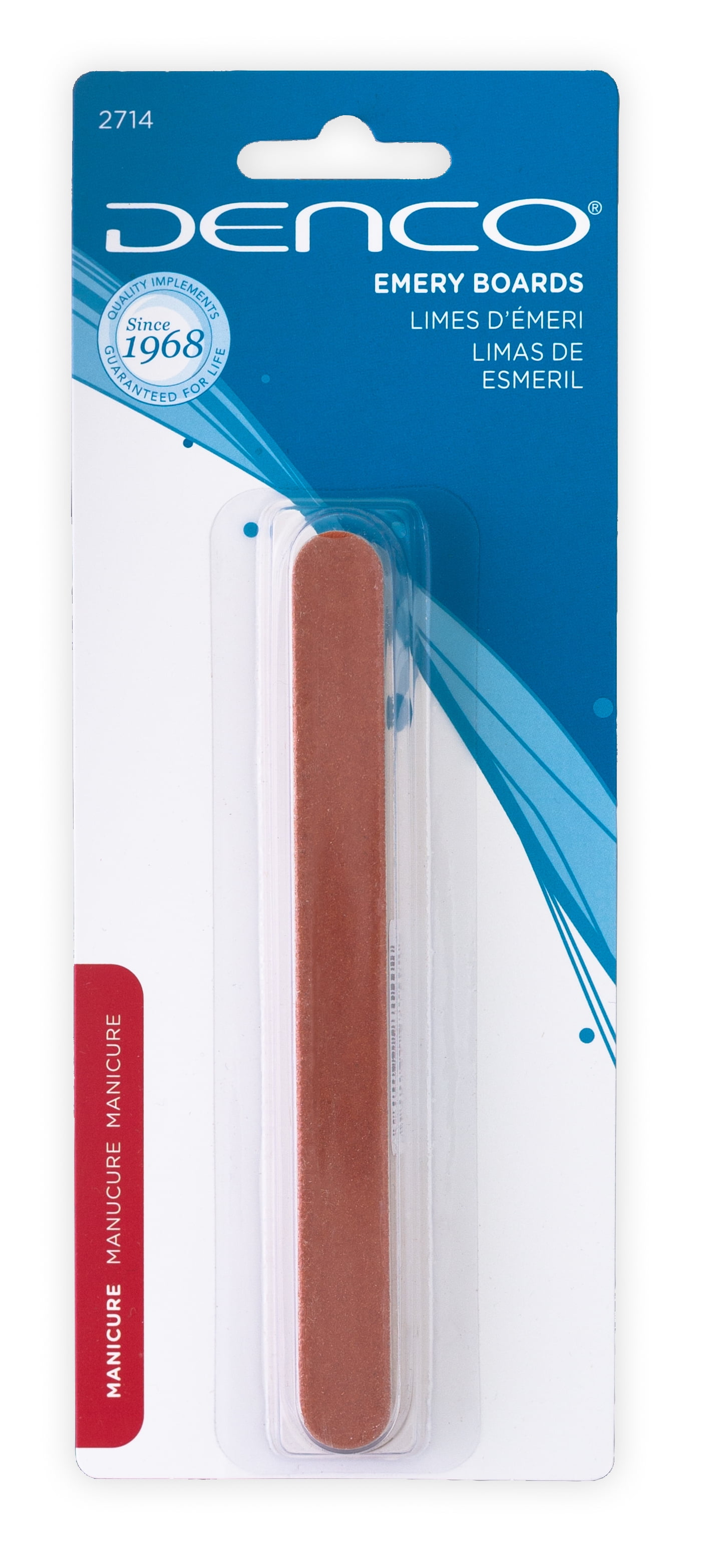 Denco 41/2" Emery Boards 10/pack, 3 packs 30 ct