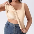 thumbnail image 2 of BILIKEYU Women's Tank Tops, Cotton Shelf Bra Cami Shirts Double Lined Spaghetti Strap Sleeveless Undershirts for Women Basic Cute Going Out Summer Tops, Beige, 2 of 5