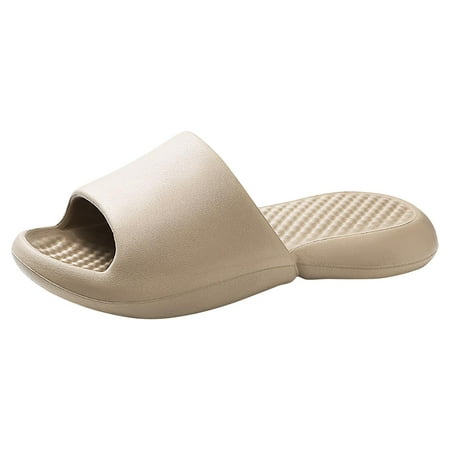 

Mens Slippers Couple Stepping on Feels Super Thick and Soft Eva Deodorant Slippers