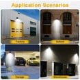 thumbnail image 6 of 30W/25W/15W LED Mini Wall Pack Light with Dusk to Dawn Photocell 4200LM 0-10V Dimmable Outdoor Security Lighting 3000K/4000K/5000K Small Wall Mount Light for Garage Warehouses 1 Pack, 6 of 8