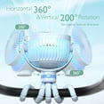 thumbnail image 2 of Momcozy Ventilador Portátil para Carriola de Bebé de 8000 mAh, Ventilador de Refrigeración de Mano Batería de Larga Duración de 27 Hours, 2 of 8