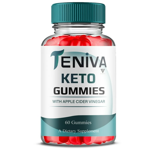 Teniva Advanced Keto Gummies, Teniva Premium Keto ACV Health Support Formula (60 Gummies)