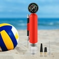 thumbnail image 3 of Ball Pump with Pressure Gauge Portable Practical Durable Rainproof Hand Pump for Red, 3 of 9