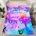 thumbnail image 2 of Feelyou Est Gymnast Sleep Full Size Sheets, Watercolor Galaxy Bed Sheets, 4pcs, 2 of 7