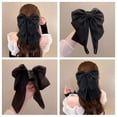 thumbnail image 4 of Polyester Fiber Big Size Bow Hair Clip for Women and Girls, Atmospheric Butterfly Design for Various Occasions, 4 of 9