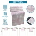 thumbnail image 6 of Palm Leaves Pink Table Runner 70 Inches, Summer Botanical Coastal Tropical Bed Runner Dresser Scarves Tabletop for Indoor Outdoor Parties/Ceremony/Banquet, 13" x 70", 6 of 9