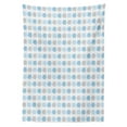 thumbnail image 3 of Ambesonne Grey Blue Tablecloth Rectangular Table Cover, Cartoon Elephants, 60"x90", Blue Pale Blue and Grey, 3 of 4