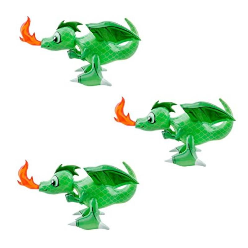 inflatable green dragon