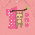 thumbnail image 4 of Inktastic Pink Sloth 1st Birthday Girls Baby Bodysuit, 4 of 5