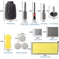 thumbnail image 2 of 12PCS Car Cleaning Kit, Professional Microfiber Car Wash Clean Kit, Wheel and Rim Brush, Cleaning Cloths Wash Gloves, Sponge, 2 of 5