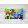 thumbnail image 2 of Carolines Treasures MW1107PW1216 Mardi Gras Throw Pillow Outdoor Fabric Decorative Pillow Throw me Something Mister, 2 of 3