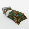thumbnail image 3 of Mandala Duvet Cover Set, Pattern Style Eastern Medieval Motifs Oriental Ethnic, Bedding Set with Shams and Fitted Sheet, 3 Sizes, by Ambesonne, 3 of 3