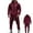 Wine, variant on Mens Sweat Suits Set Tracksuit 2 Piece Outfits Casual Running Jogging Warm Up Full Zip Sweat Suits Track Suit for Jogging or Warm Up