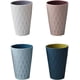 thumbnail image 1 of Bote para cepillo de dientes, vaso de plástico, accesorios de baño, diseño de estilo nórdico, fuerte y resistente a caídas, apto para adultos, adolescentes y niños.4PCS (8×12×5cm), 1 of 5