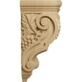 thumbnail image 3 of Ekena Millwork 4 7/8"W x 5 1/2"D x 10 7/8"H Medium Grape Bunches Corbel, Cherry, 3 of 4