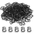 thumbnail image 1 of Unique Bargains Paper Clip Coated Letter B Shape Bookmarks, Black, 100 Count, 1 of 6