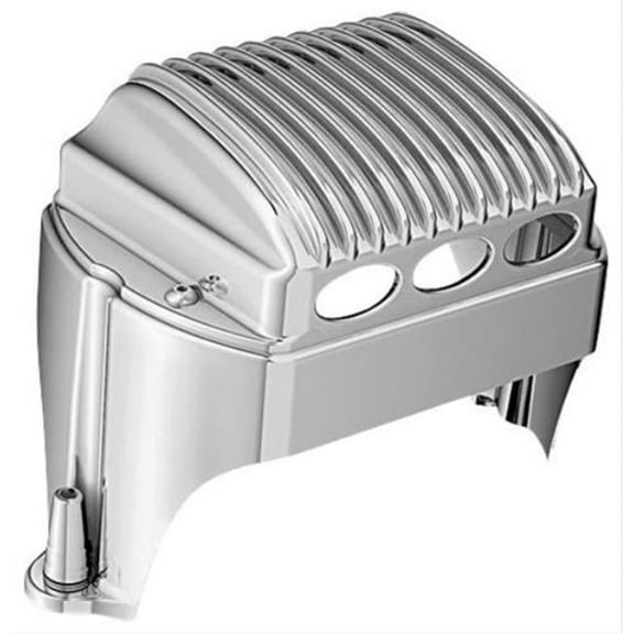 Kuryakyn 1547 Motorcycle Accent Accessory: Regulator Cover for 1997-2011 Harley-Davidson Touring Motorcycles, Chrome