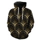 thumbnail image 1 of Sudadera con capucha y cremallera para hombre, diseño abstracto, estilo urbano, unisex, moderna, informal, con estampado 3D divertido, 1 of 6