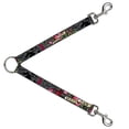 thumbnail image 1 of Buckle-Down Leash Splitter - Mom & Dad Gray - 1" Wide - 30" Length, 1 of 1