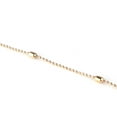 thumbnail image 3 of 1 rollo de cadena de cable con eslabones de cuentas de cobre para hacer joyas, brazaletes DIY Oro rosa, 3 of 7