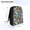 thumbnail image 4 of Balery Colored Glass Mochila - Mochila Estilosa y Duradera para Laptop de 15 Pulgadas con Tela Oxford Impermeable, 4 of 8
