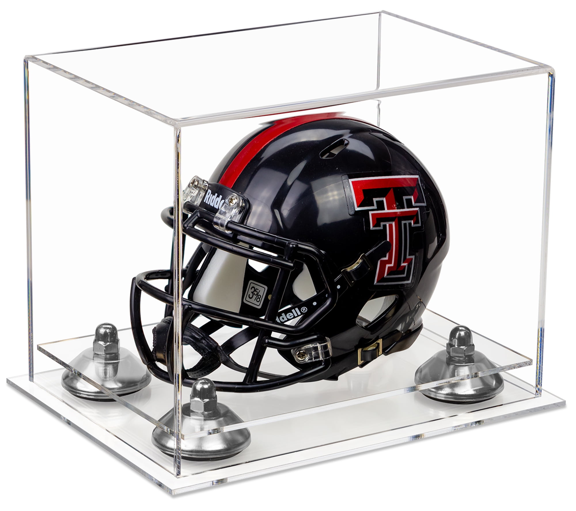 Deluxe Clear Acrylic Mini Football Helmet Display Case (not Full Size