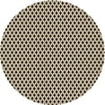 thumbnail image 1 of Ahgly Company Machine Washable Indoor Round Transitional Chocolate Brown Area Rugs, 6' Round, 1 of 7