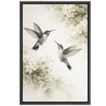 thumbnail image 6 of Framed Canvas Print Hummingbird Wall Art Boho Decorative for Living Room Bedroom - 16"x24" BLACK, 6 of 8