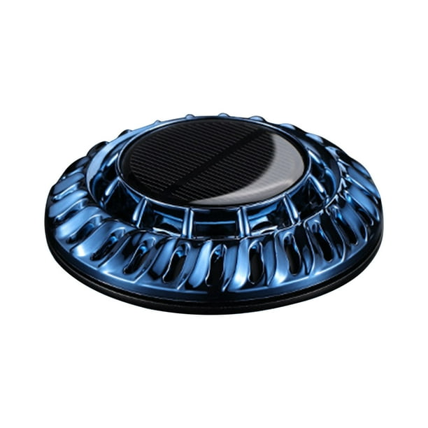 Difusor solar de aromaterapia para coche con rotación automática | Ambientador decorativo para coche, hogar y oficina | Construcción de aleación, montaje adhesivo, regalo ideal