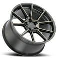 thumbnail image 2 of TSW Aluminum Rim CHRONO 18X8.5in Matte Black with Machine Face and Dark Tint Finish, 1885CRN425112M66, 2 of 3