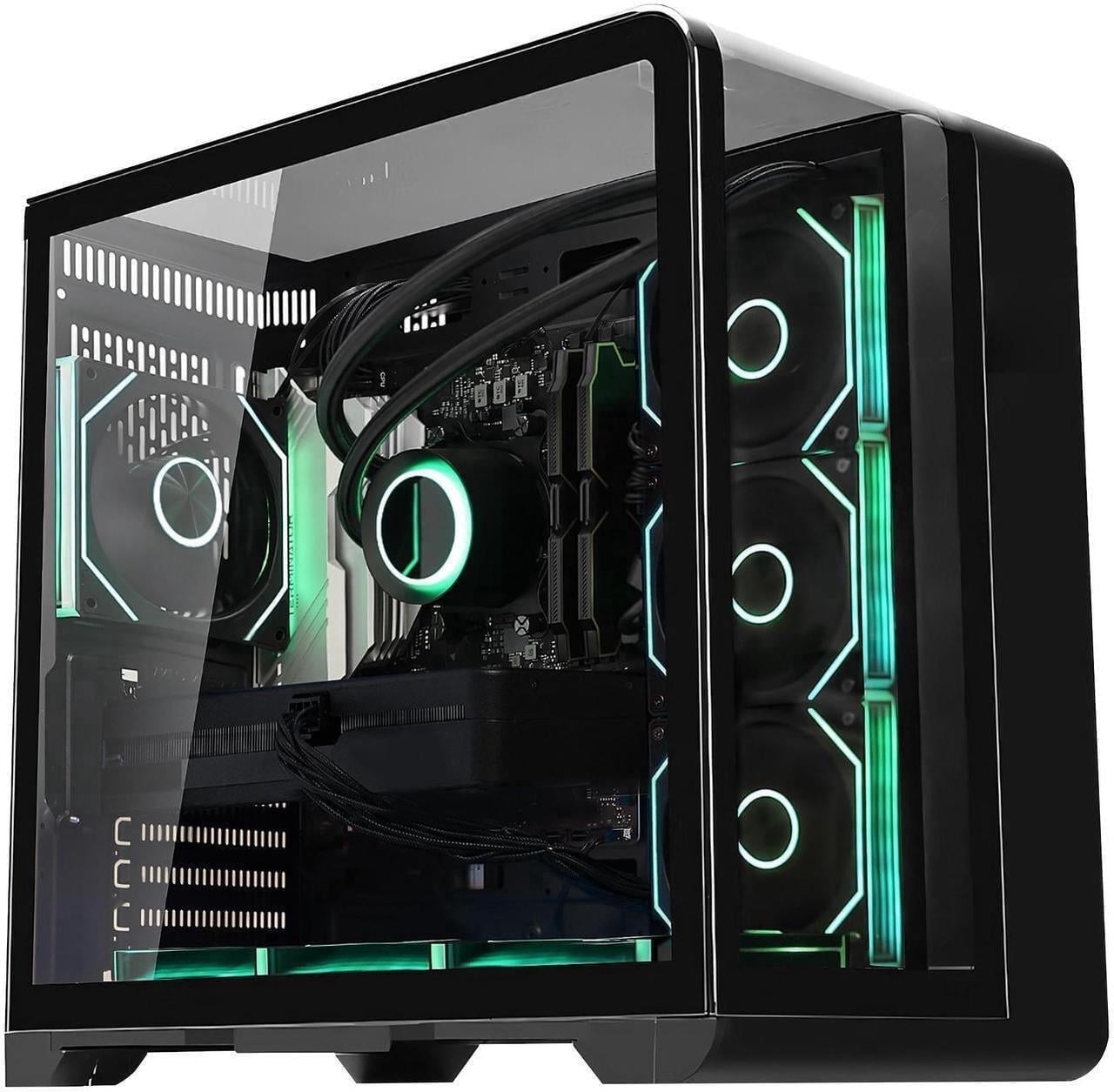 Hoengager Astral Plus Gaming PC -AMD Ryzen 7 9700X 8-Core 3.8 GHz-RTX 5060 8GB -32GB DDR5 RAM-1TB PCIe SSD -ARGB Software-Windows 11 Desktop Computer