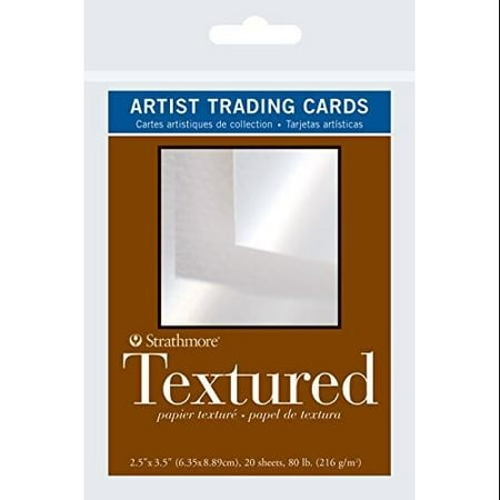 Strathmore Artist Trading Cards 2 1/2 in. x 3 1/2 in. 400 series Textured Pack 20 cards