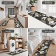 thumbnail image 5 of Black White Gold Marble Pattern Kitchen Rugs Sets Of 3,Kitchen Runner Rugs Non Skid Washable,Decorative Kitchen Floor Mats for Kitchen,Sink,Laundry,17"x30"+ 17"x47" + 17"x59", 5 of 6