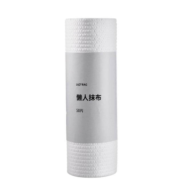 BINGLI Kitchen Towel Roll, Kitchen Tissue Roll for Cleaning Reusable Kitchen Towel Roll Soft and Highly Absorbent Kitchen Cleaning Cloth NonWoven Multipurpose (50 Sheets)