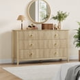 thumbnail image 2 of Kojooin Commo pour Chambre avec 6 Tiroirs, Commode Moderne Extra Grand de 54 Pouces et Meuble Télé pour Salon, 2 of 7