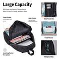 thumbnail image 4 of Easygdp Bathtub with Soap Bubbles Mochila para Niños y Niñas con Set de Caja de Almuerzo y Estuche para Lápices 3 en 1, Mochila Escolar Estampada para Adolescentes, 4 of 7