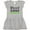 AC-Heather Grey, variant on Inktastic Blessed and Lucky 4 Leaf Clovers St. Patrick's Day Girls Toddler Dress