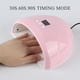 thumbnail image 4 of Lámpara UV para uñas portátil de 36W con sensor inteligente y 3 modos de tiempo (30/60/90 segundos) - Secado rápido, diseño compacto USB en color rosa, ideal para esmaltes en gel y uñas acrílicas., 4 of 6