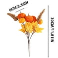 thumbnail image 3 of Cheapark Halloween Fall Decor, Artificial Autumn Pumpkin Berry Flower Maple Plant Stems Picks Vase Decorations, For Home Harvest Holiday Thanksgiving Indoor, 3 of 8