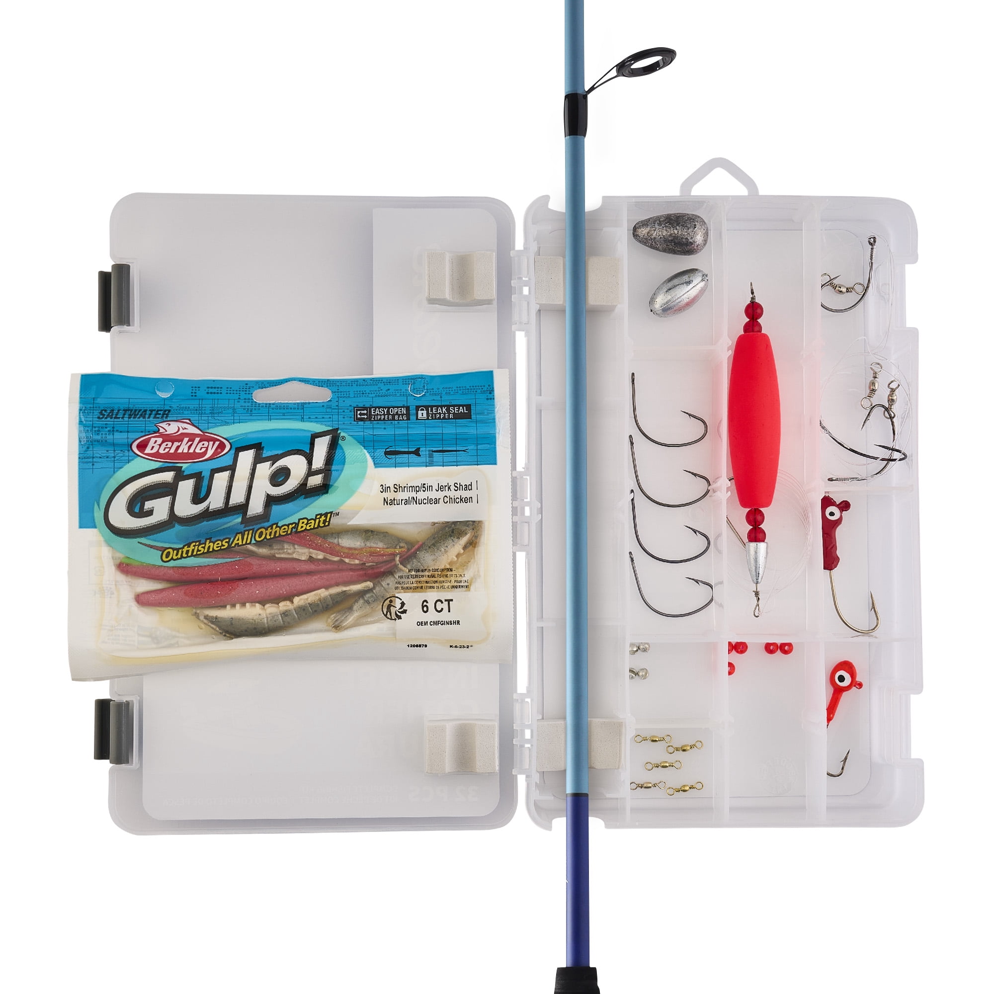 Shakespeare Catch More Fish Inshore Spinning Reel and Fishing Rod Combo