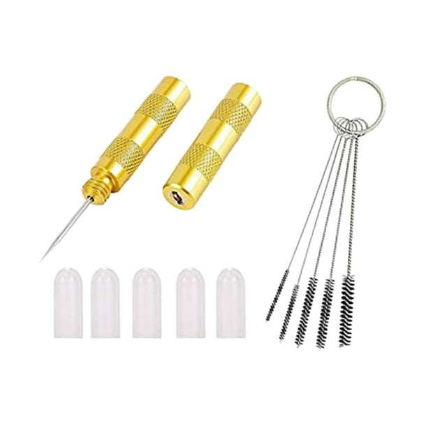 Juego de reparación de limpieza de aerógrafo, PISTOLA de PULVERIZACIÓN, punta para boquilla, herramienta de limpieza en , cepillos de limpieza,